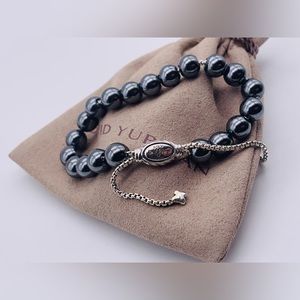 🖤🖤David Yurman Hematite Spiritual Bracelet ♣️♠️